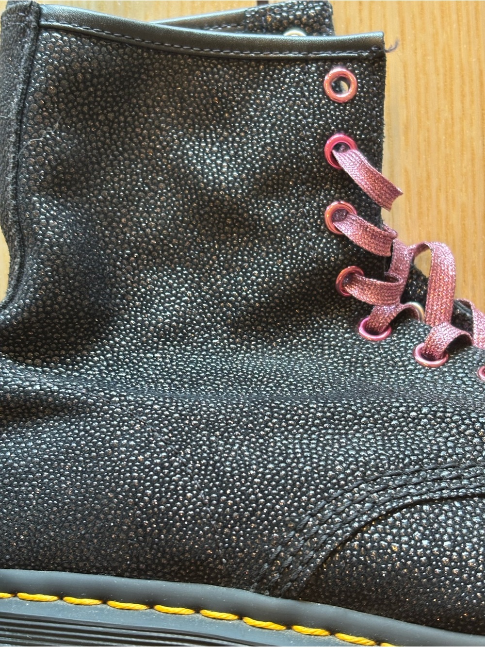 425$ BNWOT  DR MARTENS,the Bejeweled combat boots! Limited Edition! - Picture 9 of 13